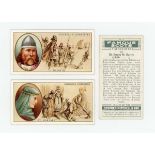An album containing Stephen Mitchell cigarette cards, including a set of 50 ‘Famous Scots’, a