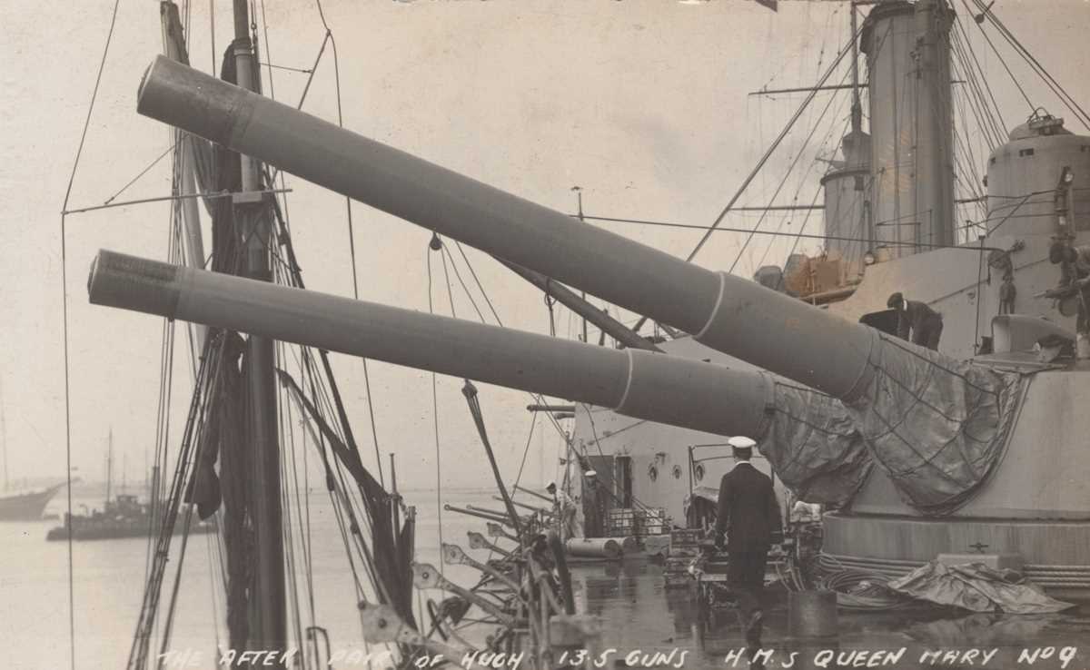 An album containing approximately 300 postcards of naval interest including portraits of ships and - Image 2 of 8