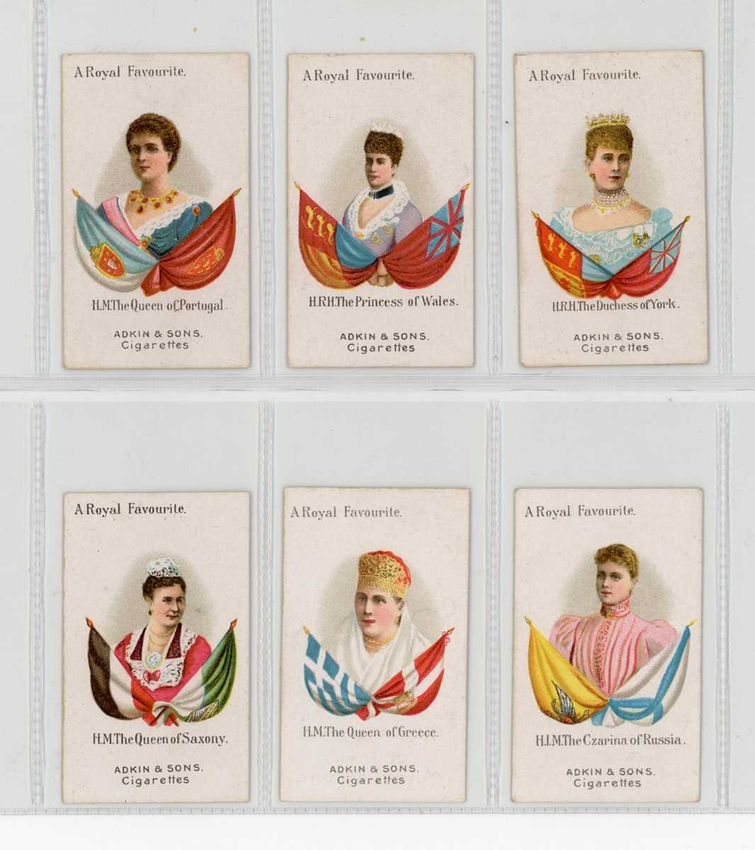 A collection of cigarette and trade cards in 13 albums including a set of 12 Adkin ‘A Royal - Bild 2 aus 11