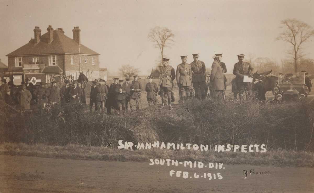 An album containing 32 postcards of military interest including an embroidered silk greeting - Image 3 of 32