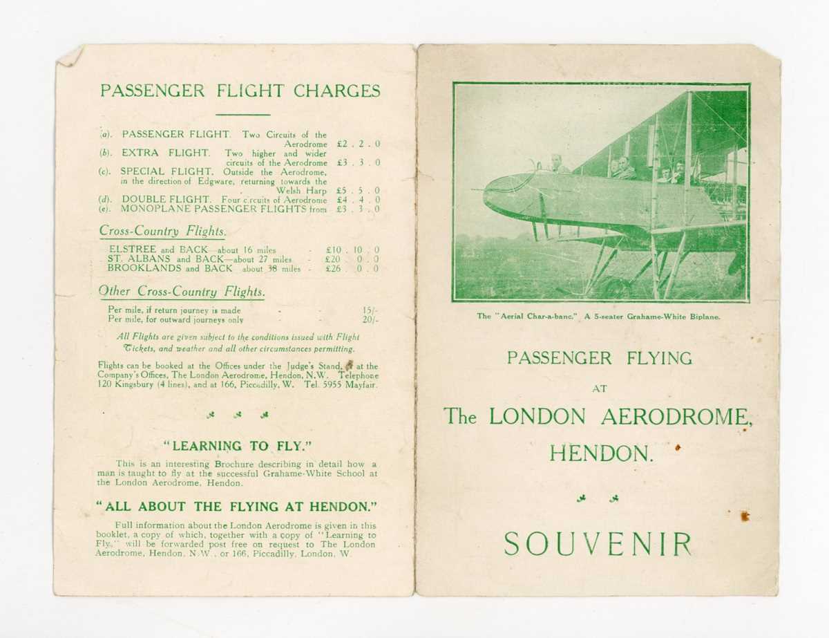 AVIATION. A signed postcard of Louis Arbon Strange, dated ‘Hendon, April 27th 1914’, together with a - Image 3 of 3