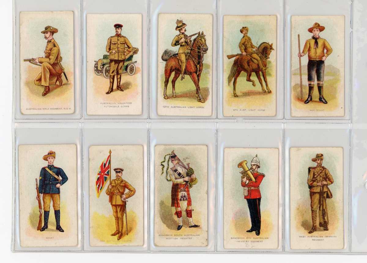 A collection of cigarette and trade cards in three albums, mostly of military interest, including 12 - Bild 8 aus 13