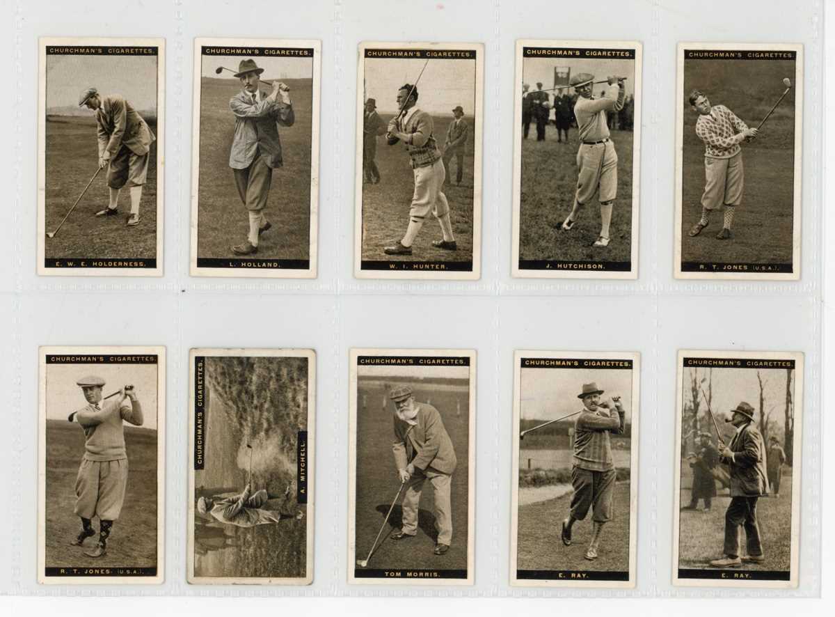 An album of cigarette and trade cards of sport interest, including a set of 25 Morris ‘Golf - Image 4 of 12