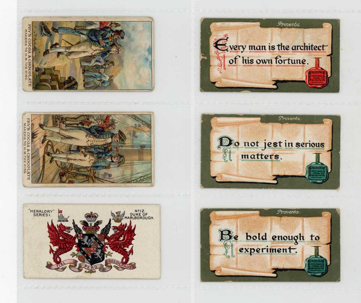 A collection of cigarette and trade cards in 13 albums including a set of 12 Adkin ‘A Royal - Bild 6 aus 11