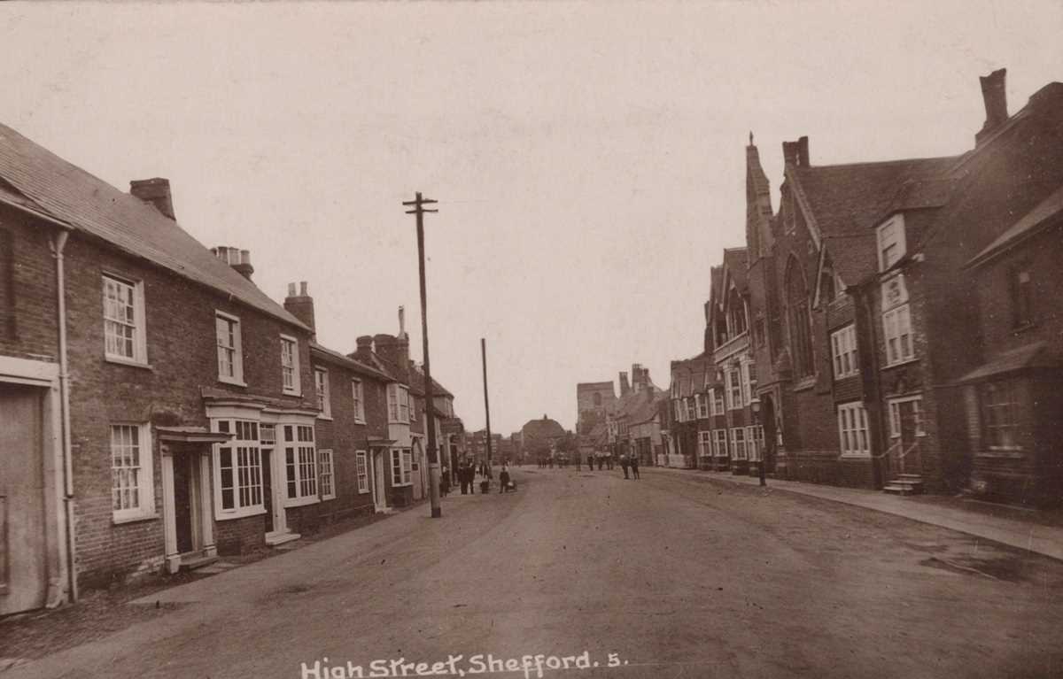 A collection of approximately 113 postcards of Shefford and its Bedfordshire environs in an album - Image 4 of 11