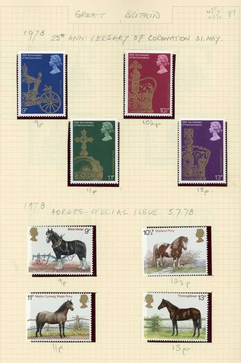 Great Britain and Jersey stamps in five albums with mint commemoratives up to 1997. - Bild 3 aus 7