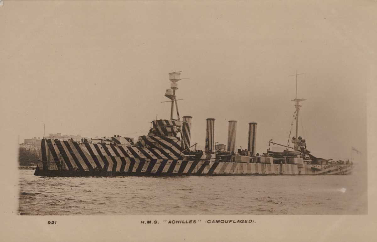 An album containing approximately 230 postcards of naval interest including portraits of ships and - Image 4 of 10