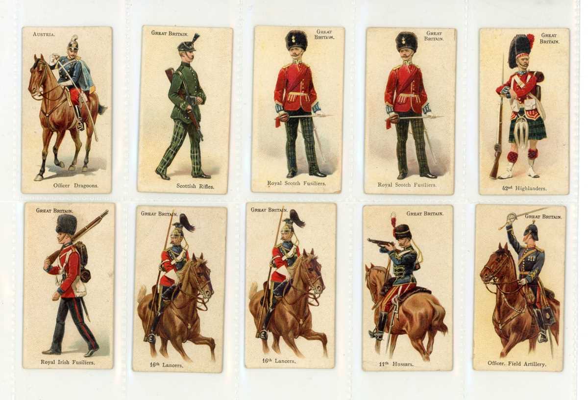 A collection of Wills cigarette cards in 22 albums, including 81 ‘Soldiers of the World (without - Image 6 of 9