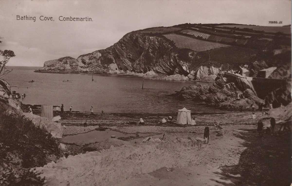 A collection of approximately 51 postcards of the village of Combe Martin in Devon, including - Image 7 of 13