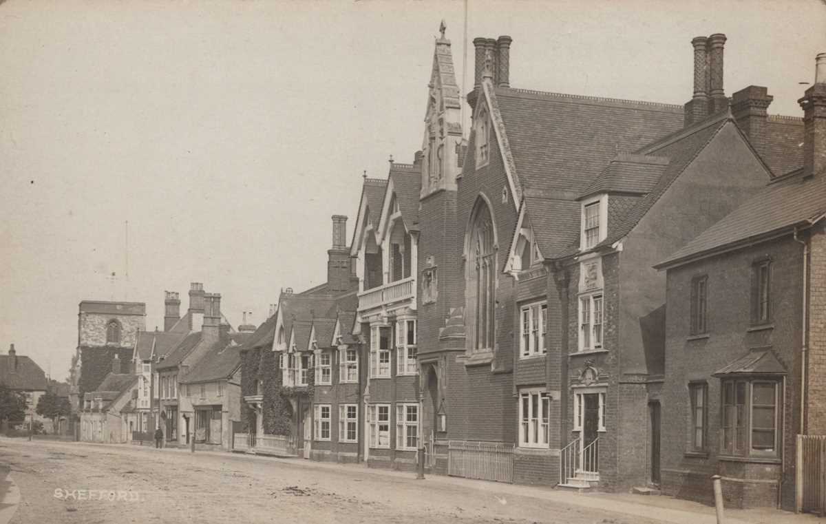 A collection of 26 postcards of Bedfordshire including photographic postcards titled ‘West Street, - Image 3 of 5