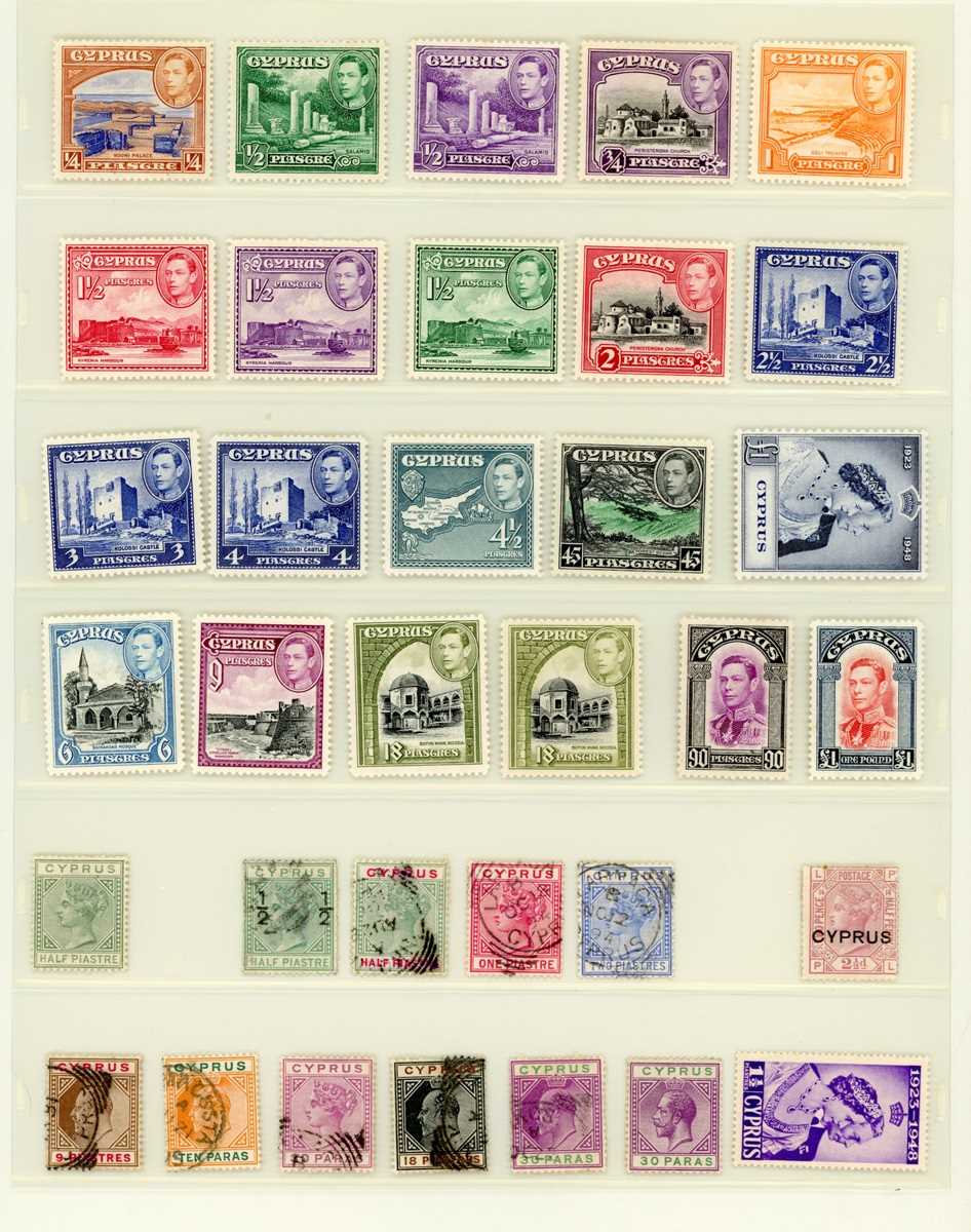 British Commonwealth stamp collection in two boxed safe albums with mostly George VI and early Queen - Image 4 of 16