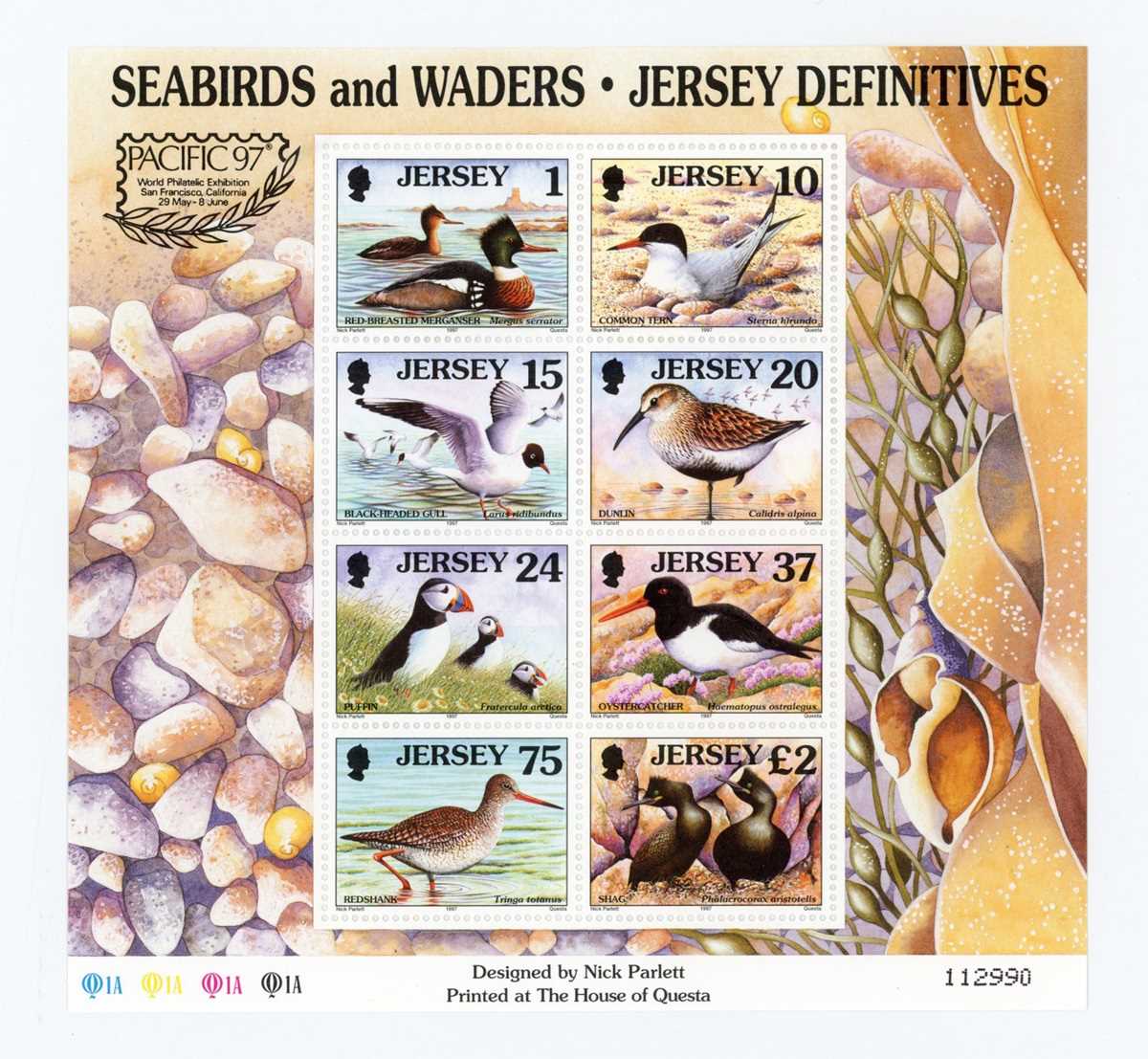 Great Britain and Jersey stamps in five albums with mint commemoratives up to 1997. - Bild 5 aus 7