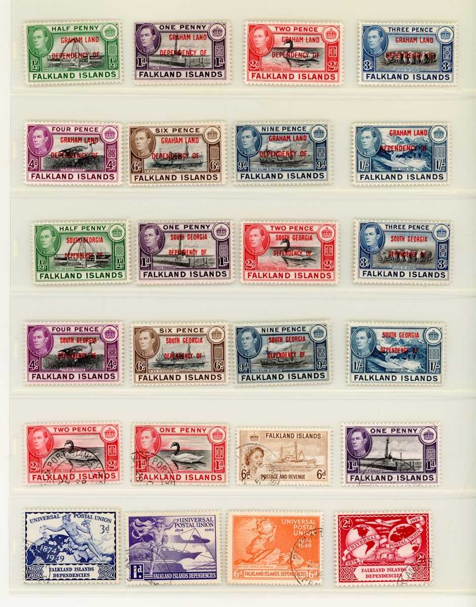 British Commonwealth stamp collection in two boxed safe albums with mostly George VI and early Queen - Image 5 of 16