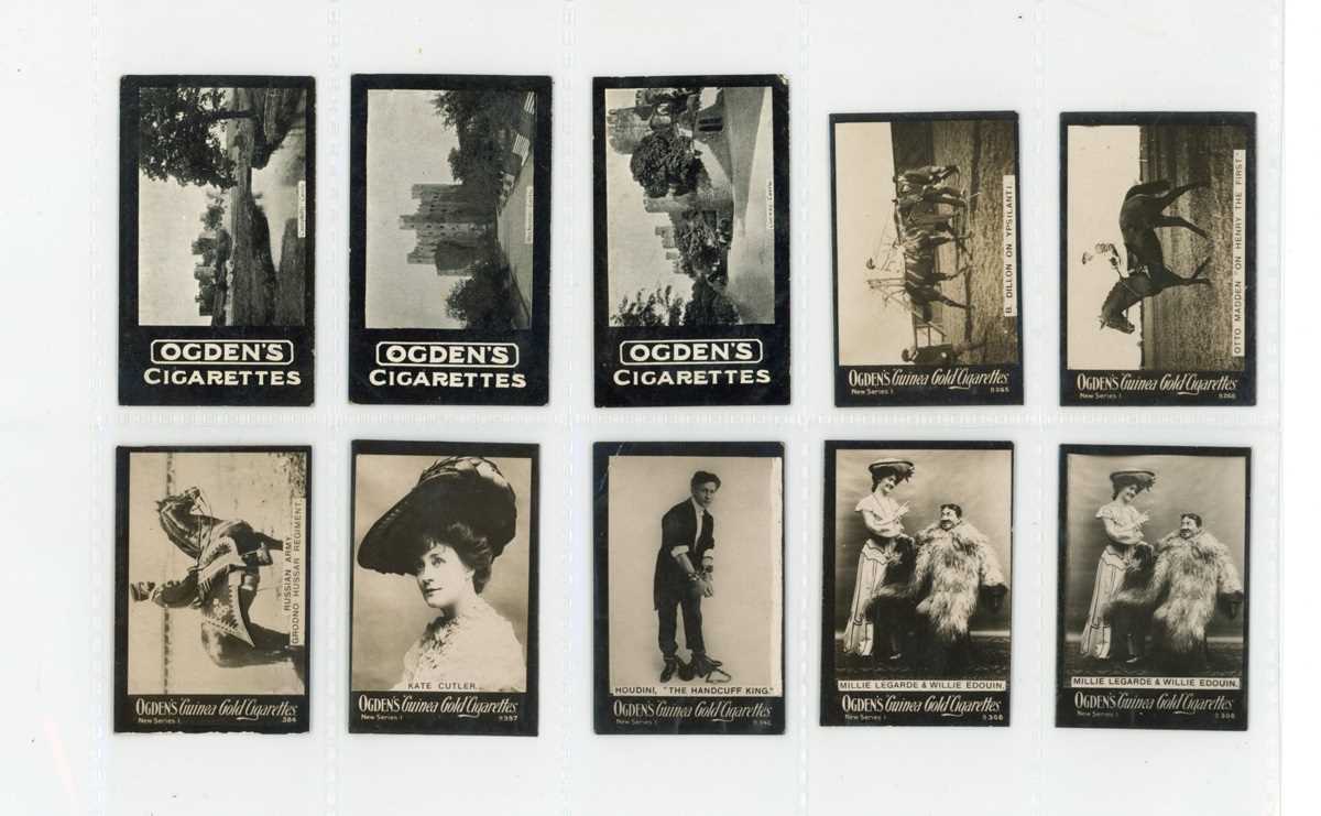 A collection of Ogdens cigarette cards in four albums and loose, all Tabs or Guinea Golds, including - Image 2 of 6