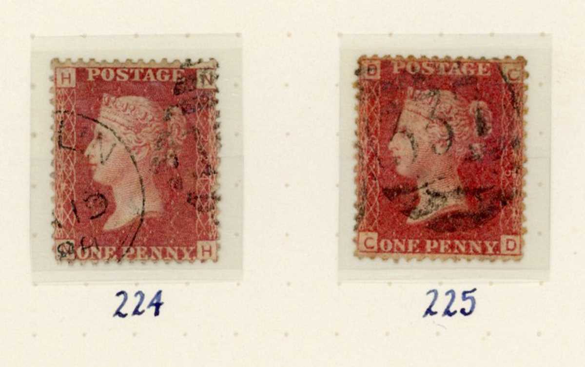 Great Britain stamps in Safe album from 1840-1951 with 1d black used, 1d red plates to 225 mint - Image 11 of 11