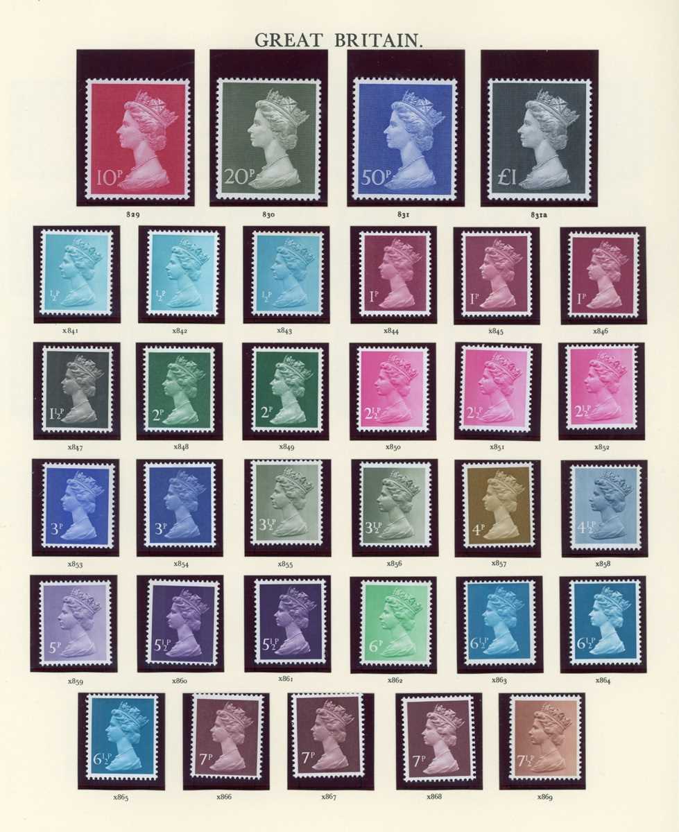 Great Britain stamps in three Windsor albums with fine unmounted mint collection from 1952-1985 with - Bild 5 aus 5