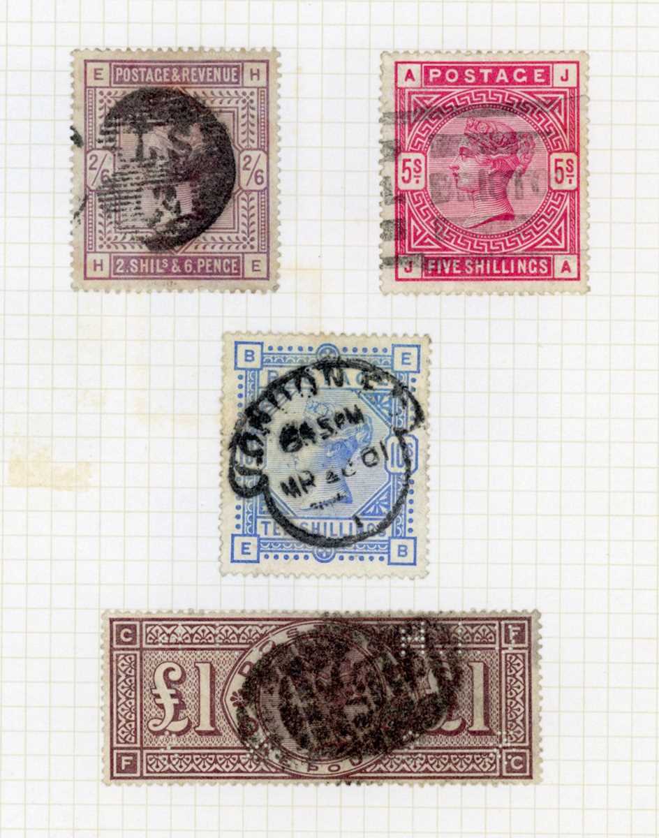 Great Britain stamps in album from 1840 1d black and 2d blue used up to 1972 with surface printed, - Image 3 of 10