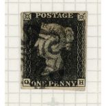 Great Britain stamps in ten albums from 1840 1d black used, later decimal mint commemoratives,