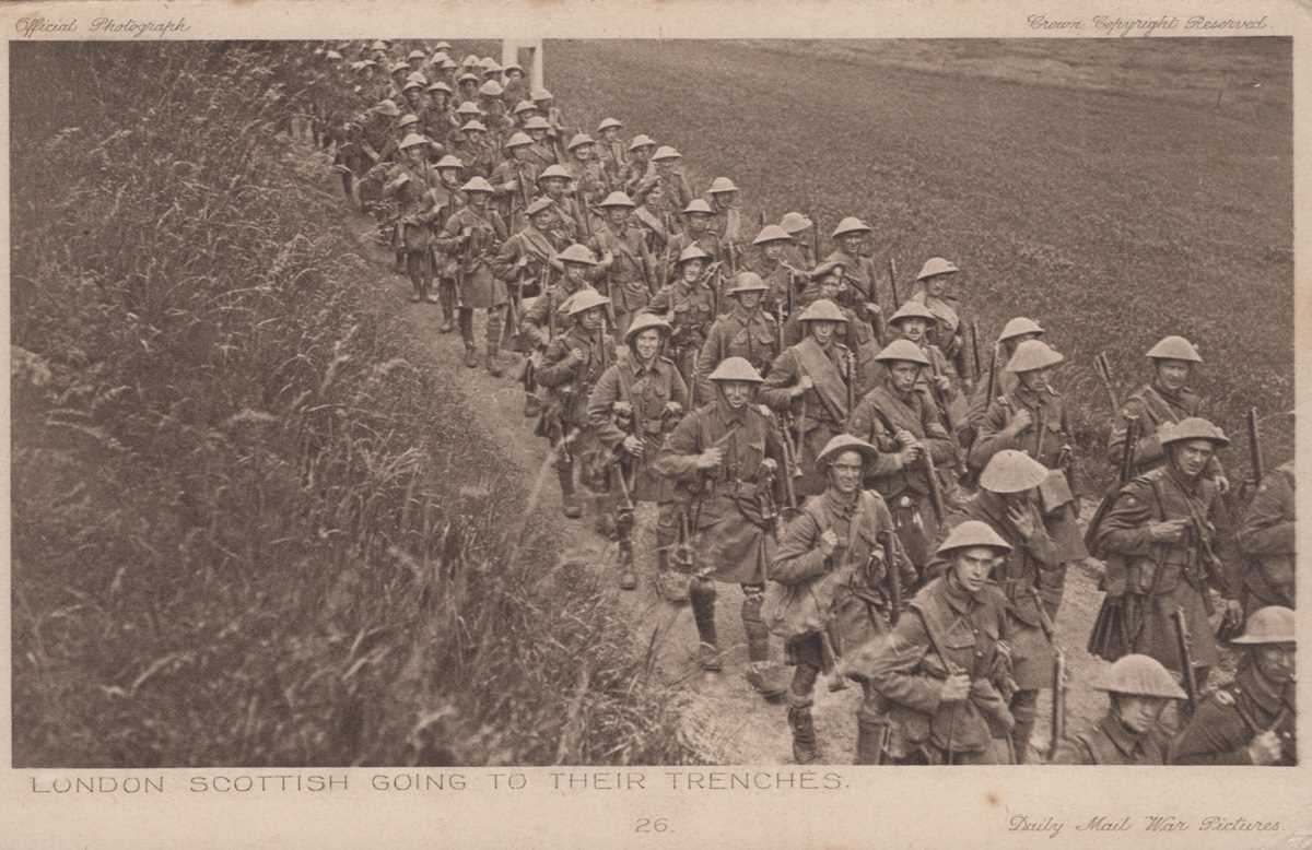 A collection of 31 postcards of the trenches and other scenes in the First World War, including - Image 9 of 10