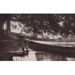 PHOTOGRAPHS. An album containing approximately 65 albumen-print photographs, mainly of UK