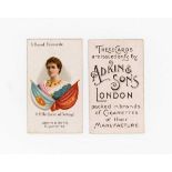A collection of cigarette and trade cards in 13 albums including a set of 12 Adkin ‘A Royal