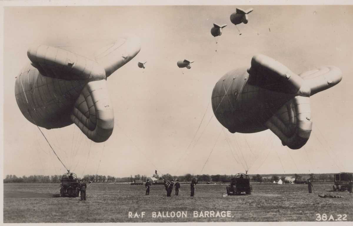 Four albums containing numerous postcards, photographs and ephemera of aviation interest, - Image 4 of 7