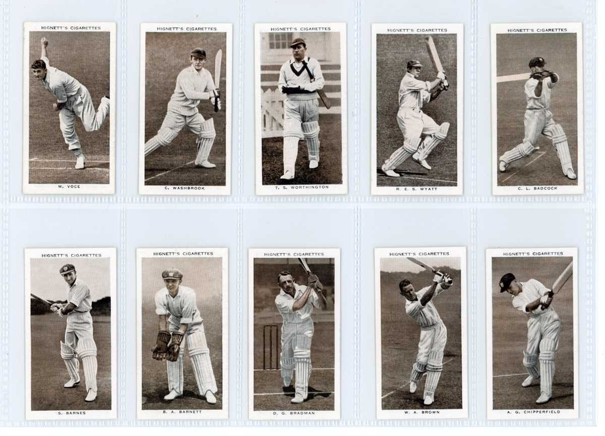 An album of cigarette and trade cards of sport interest, including 7 Rutter & Co ‘Cricketers - Image 7 of 8