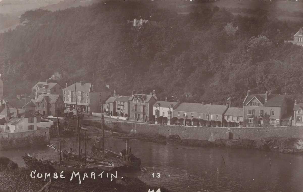 A collection of approximately 51 postcards of the village of Combe Martin in Devon, including - Image 13 of 13