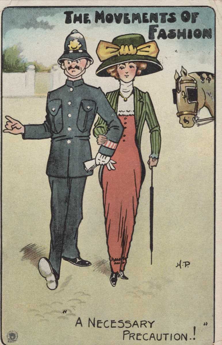 Two albums containing approximately 1005 postcards featuring policemen, the majority comic/ - Image 7 of 14