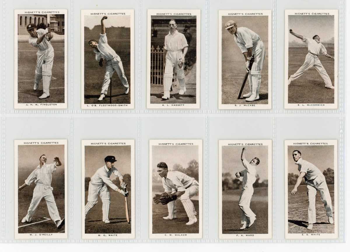 An album of cigarette and trade cards of sport interest, including 7 Rutter & Co ‘Cricketers - Image 8 of 8