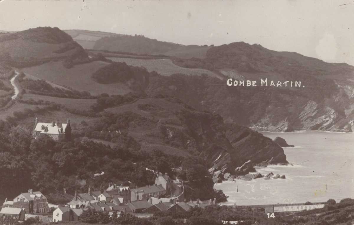 A collection of approximately 51 postcards of the village of Combe Martin in Devon, including - Image 12 of 13