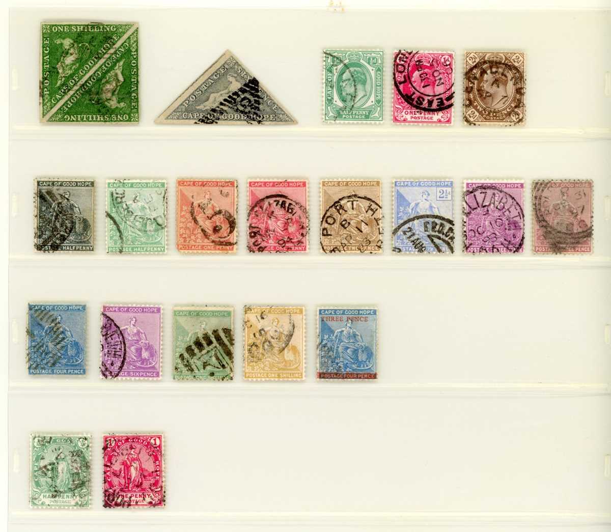 British Commonwealth stamp collection in two boxed safe albums with mostly George VI and early Queen - Bild 3 aus 16