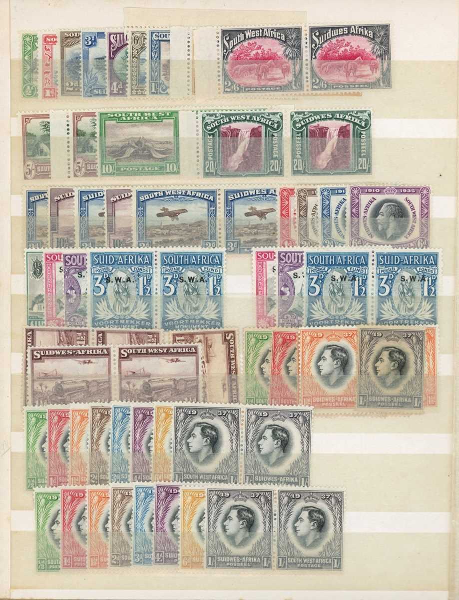 British Commonwealth stamps, mostly George VI and early Queen Elizabeth II period in stock books - Image 6 of 16