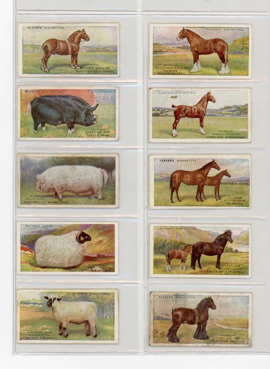 A large collection of cigarette and trade cards in 38 albums, including a set of 25 Players ‘British - Bild 4 aus 7
