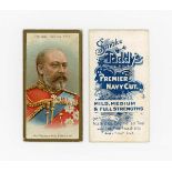 An album containing approximately 90 Taddy cigarette cards, including a set of 25 ‘Royalty Series’