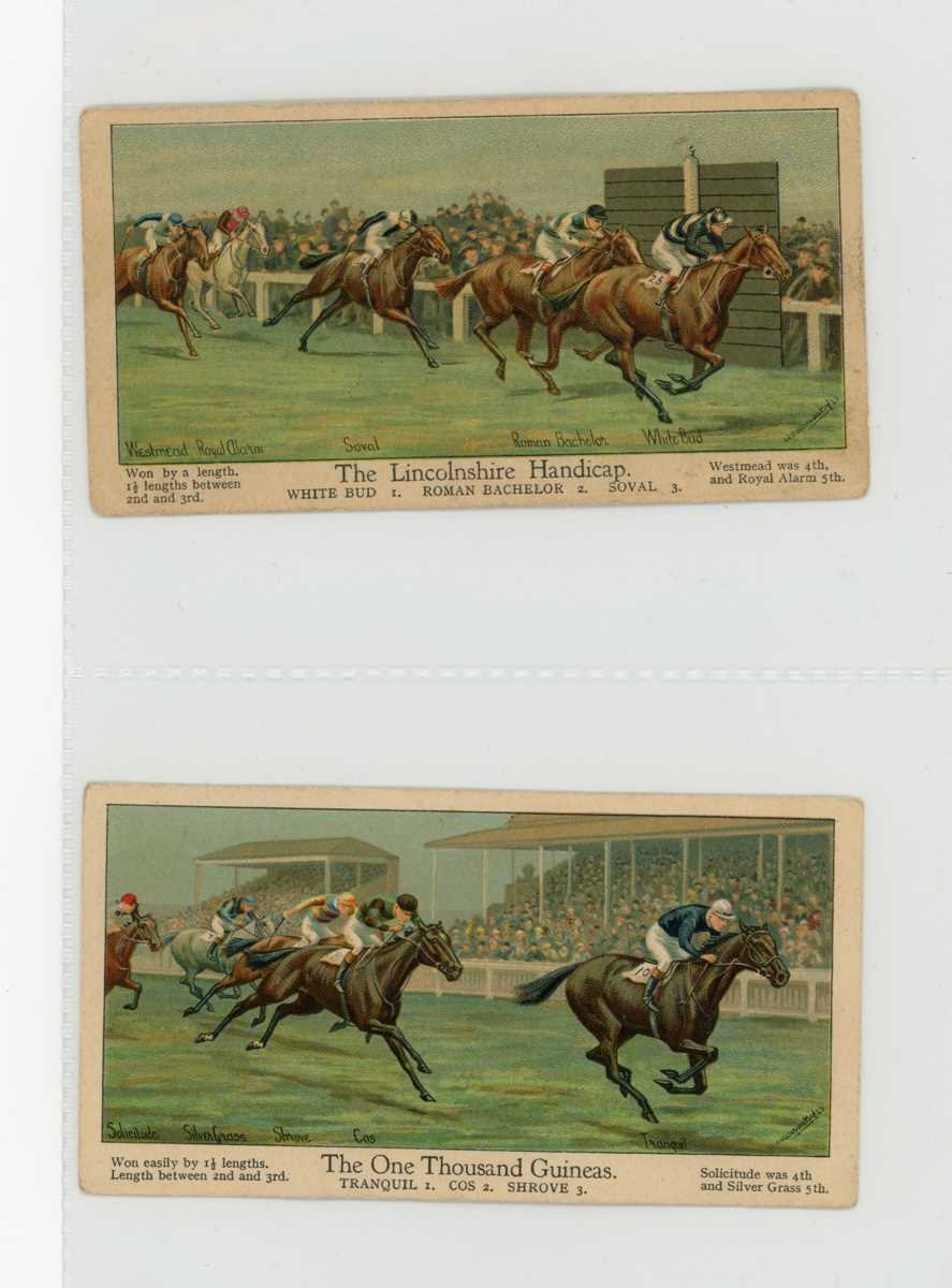 An album of cigarette cards relating to horses and horseracing, including 25 Alexander Boguslavsky - Image 2 of 12