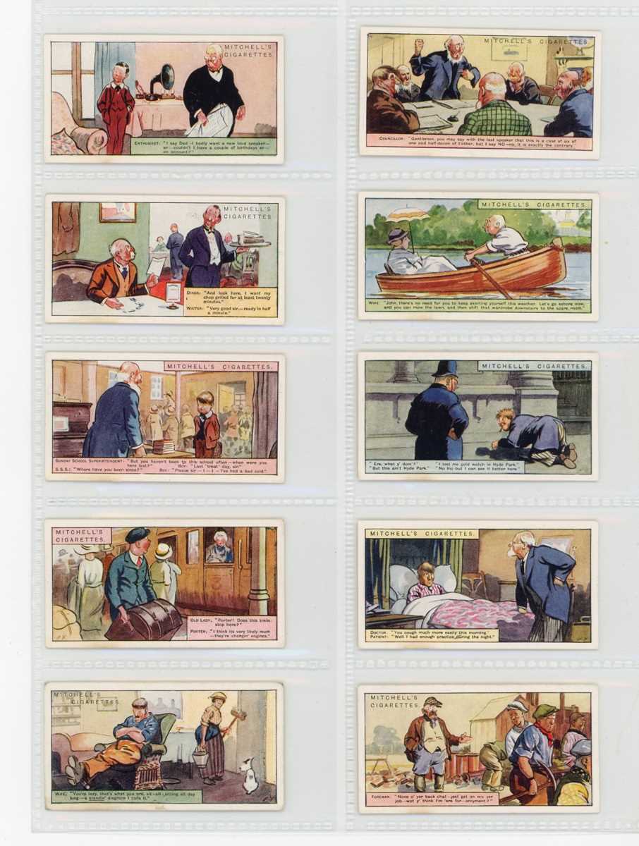 An album containing Stephen Mitchell cigarette cards, including a set of 50 ‘Famous Scots’, a - Image 6 of 7