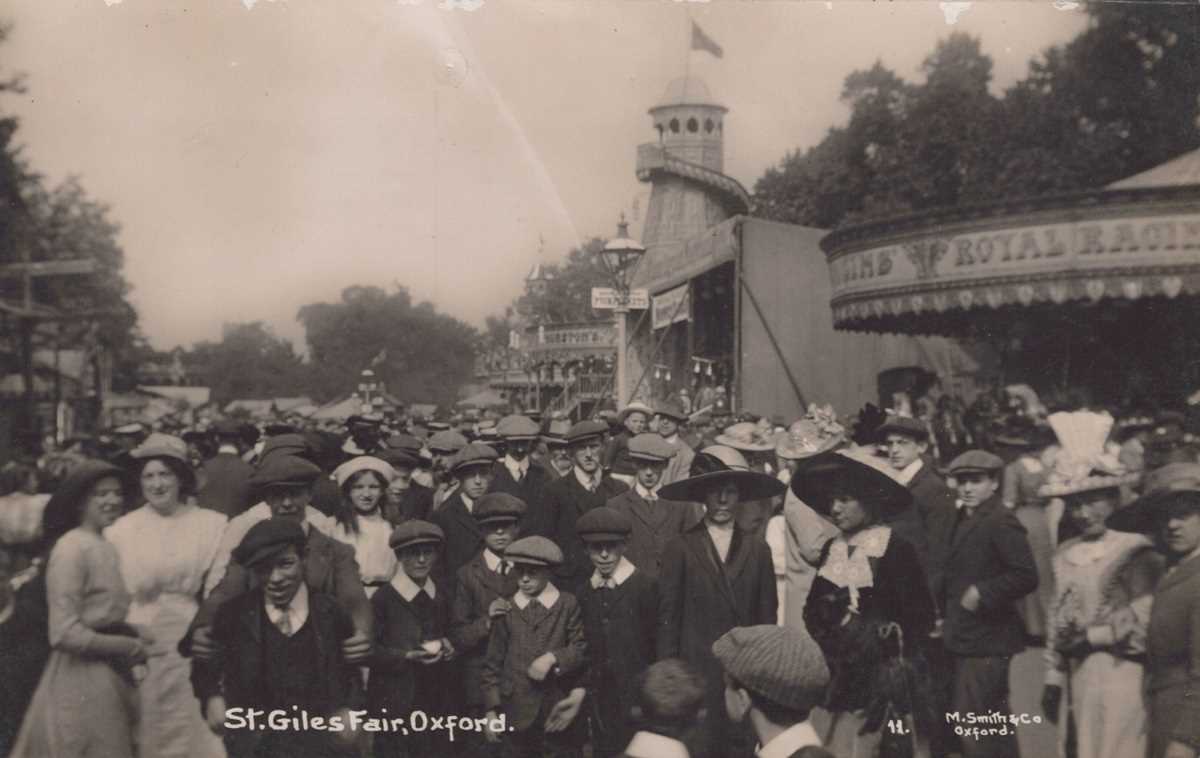 A collection of approximately 84 postcards of Oxfordshire including photographic postcards titled ‘