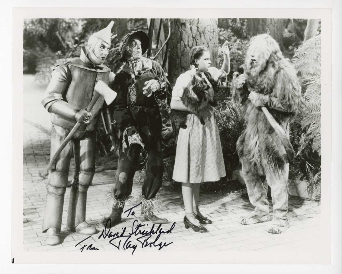 AUTOGRAPHS, THE WIZARD OF OZ. A group of seven signed photographs of actors from The Wizard of Oz, - Image 4 of 8