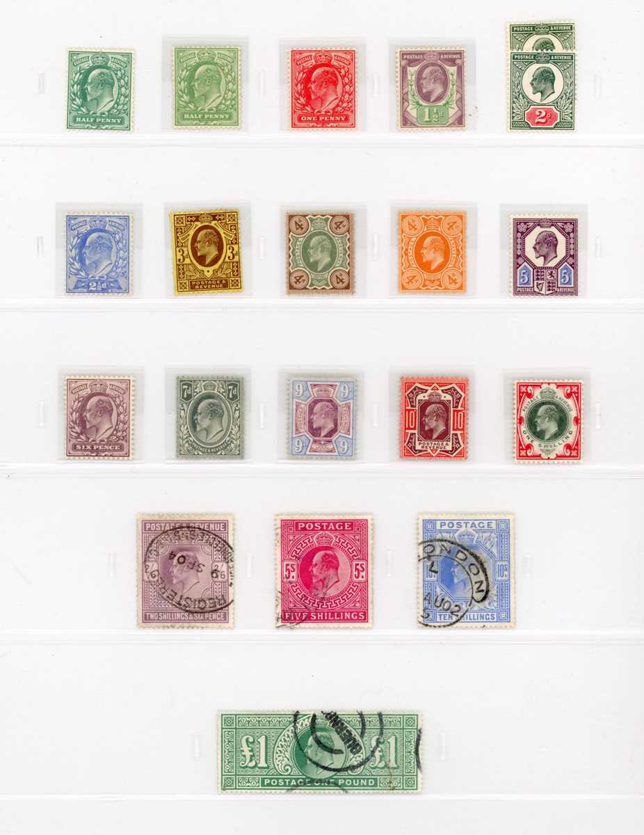 Great Britain stamps in Safe album from 1840-1951 with 1d black used, 1d red plates to 225 mint - Image 6 of 11