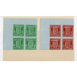 Channel Islands Wartime stamp issues with Guernsey 1942 bank note, paper ½d and 1d unmounted mint