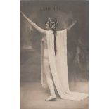 A collection of 25 postcards of erotic or risqué interest, including many of performers and