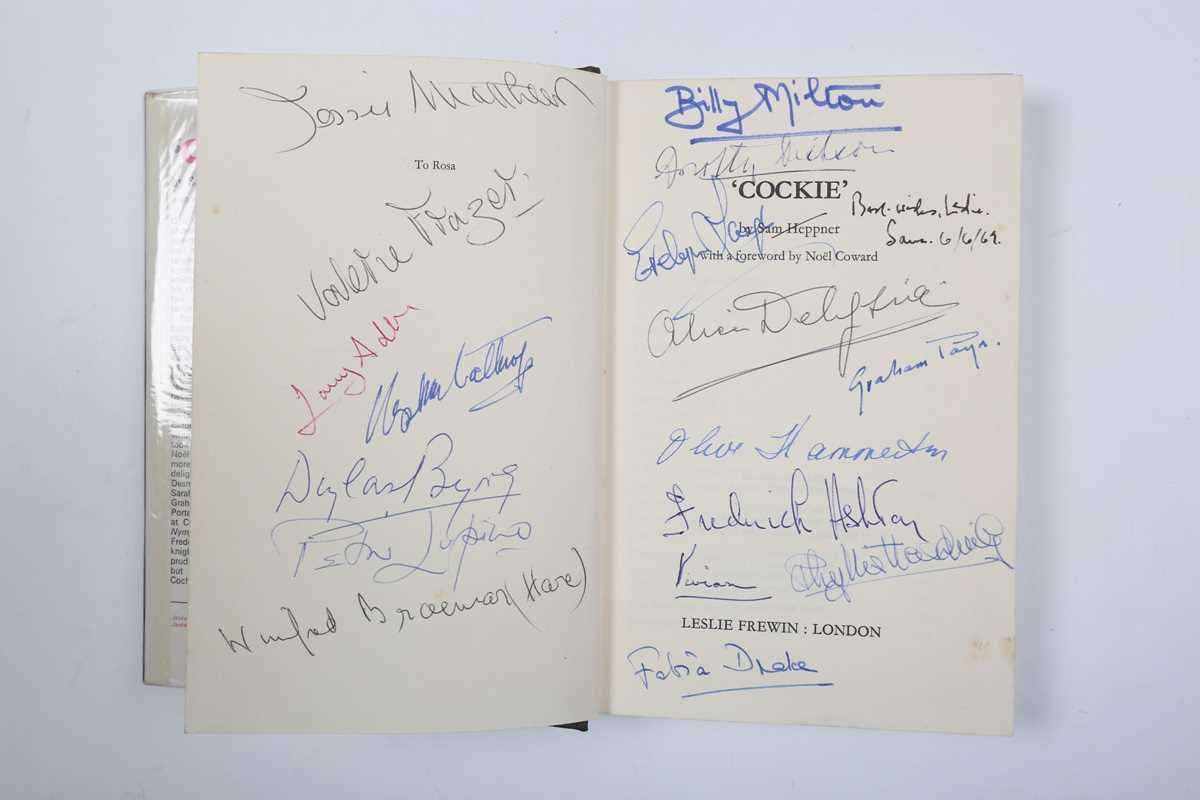 AUTOGRAPHS. A first edition copy of 'Cockie' by Sam Heppner, published in 1969, signed by numerous - Bild 2 aus 4