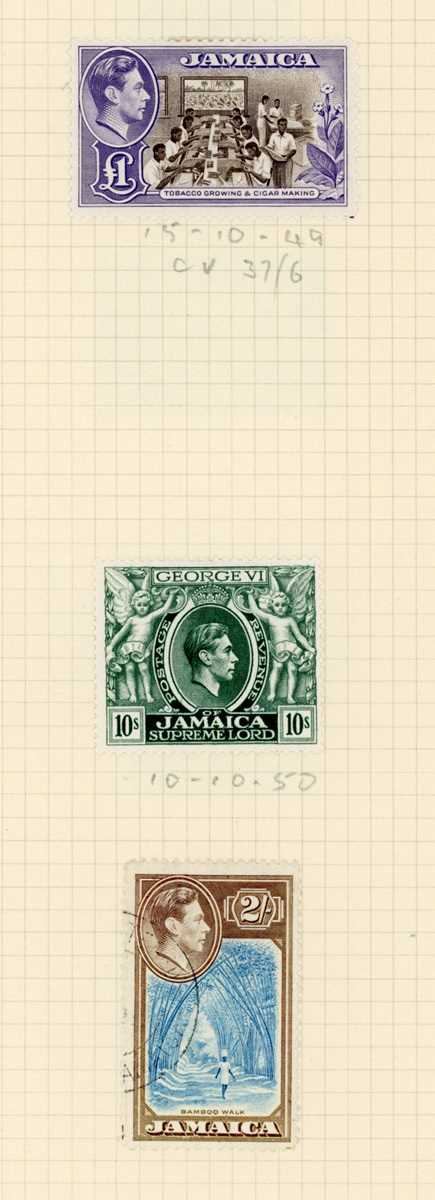 World stamps in three albums with British Commonwealth Australia, Jamaica plus loose on cards, - Bild 5 aus 7