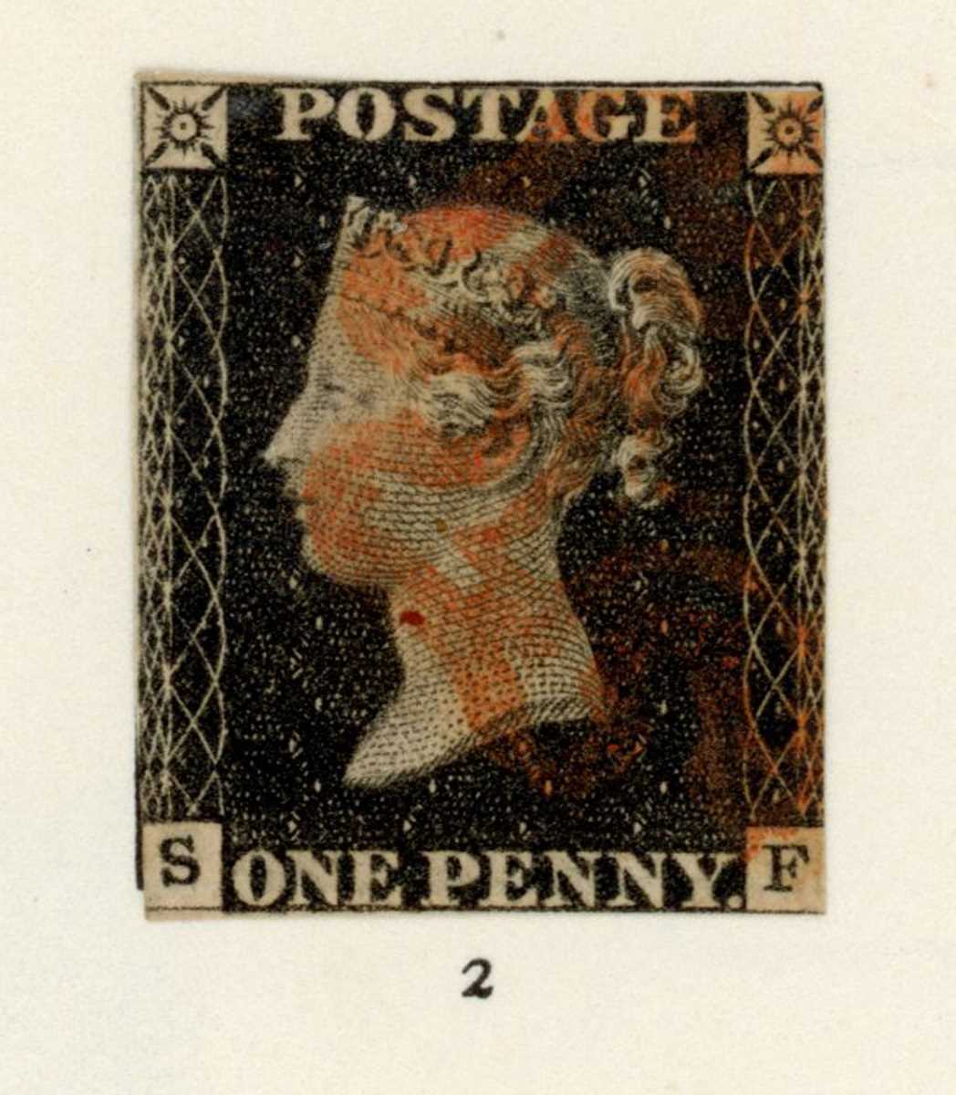 Great Britain stamps in two Windsor albums from 1840 1d black used (no margins), decimal mint