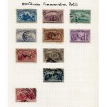 USA stamp collection in two albums from 1851 3 cents and 12 cents used, 1870-75 to 90 cents carmine,