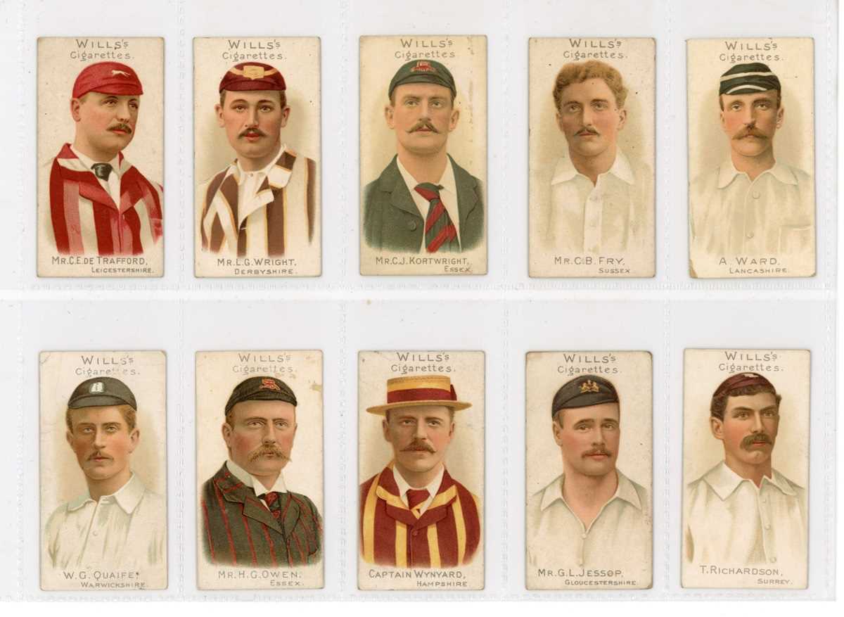 A set of 50 Wills 'Cricketers Series' cigarette cards circa 1901, together with 16 Wills ‘ - Image 4 of 19