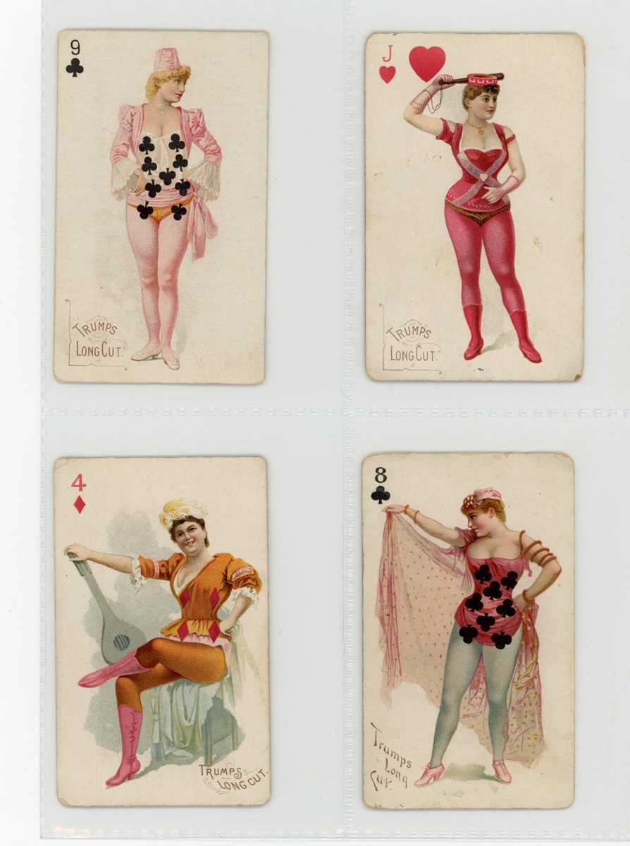 A collection of approximately 110 American cigarette cards, including 11 Moore & Calvi large size ‘ - Image 4 of 12