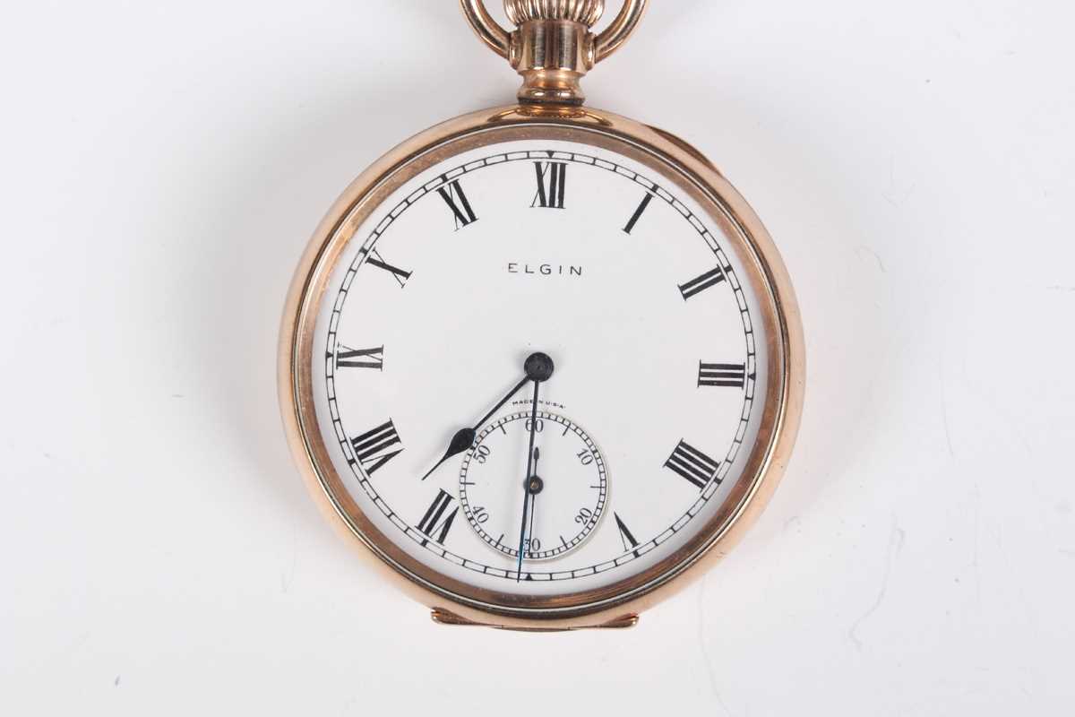 A Waltham gilt metal hunting cased keyless wind gentleman's pocket watch, the signed dial with - Image 8 of 13