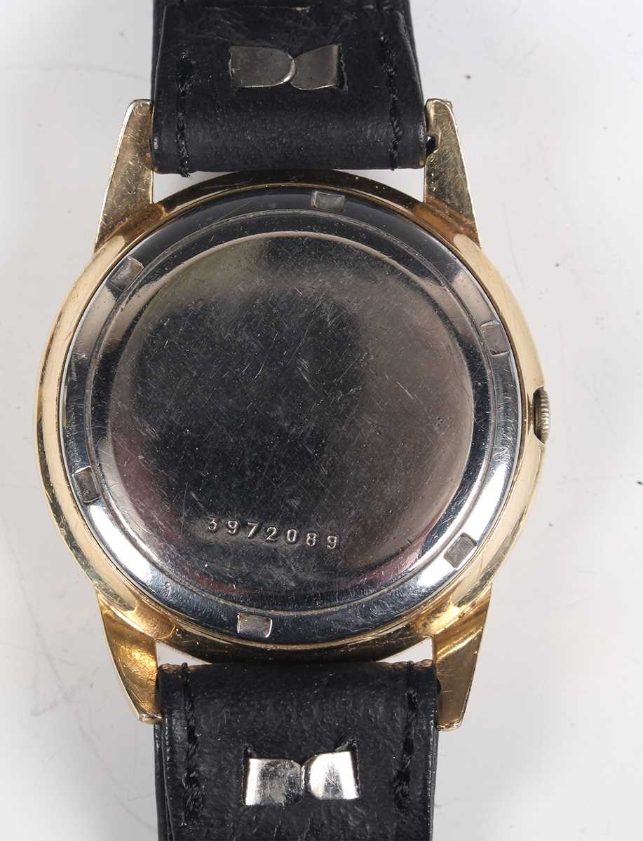 An Eterna-matic gilt metal fronted and steel backed circular cased gentleman's wristwatch with - Bild 6 aus 8